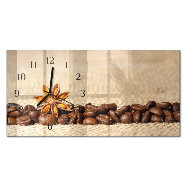 Orologio con stampa orizzontale Caffè macinato