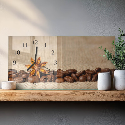 Orologio con stampa orizzontale Caffè macinato