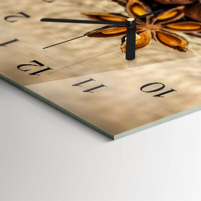 Orologio con stampa orizzontale Caffè macinato