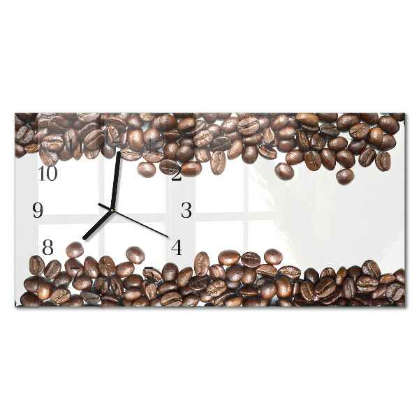 Orizzontale orologio da parete Materia prima del caffè