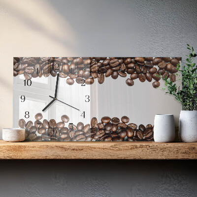 Orizzontale orologio da parete Materia prima del caffè