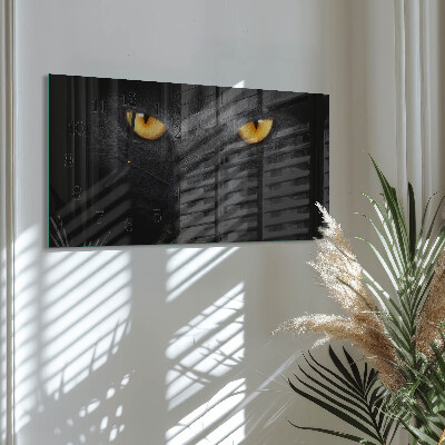 Orologio con stampa orizzontale Gatto maschio