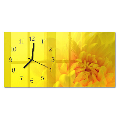 Orologio in vetro orizzontale Pece