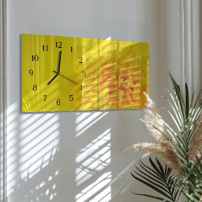 Orologio in vetro orizzontale Pece