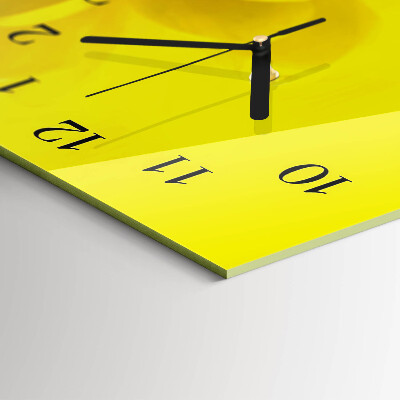 Orologio in vetro orizzontale Pece