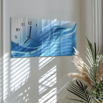 Orologi orizzontali Onde blu
