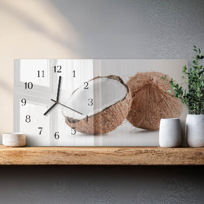 Orologio con stampa orizzontale Noci esotiche