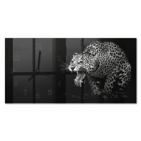 Orologio in vetro orizzontale Jaguar americana