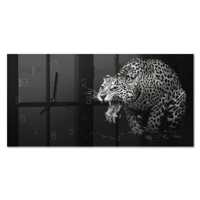 Orologio in vetro orizzontale Jaguar americana
