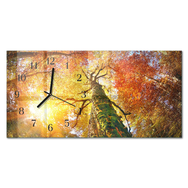 Orologio con stampa orizzontale Stagione autunnale