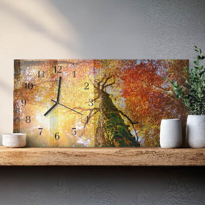 Orologio con stampa orizzontale Stagione autunnale