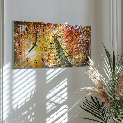 Orologio con stampa orizzontale Stagione autunnale