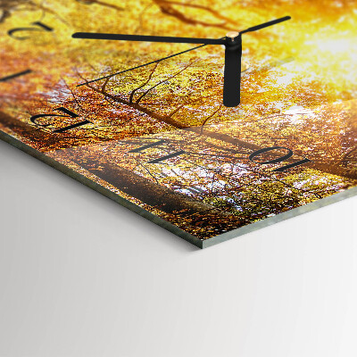 Orologio con stampa orizzontale Stagione autunnale