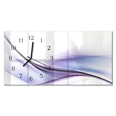 Orologio in vetro orizzontale Piogge colorate