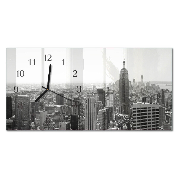 Orologio con stampa orizzontale New York Manhattan