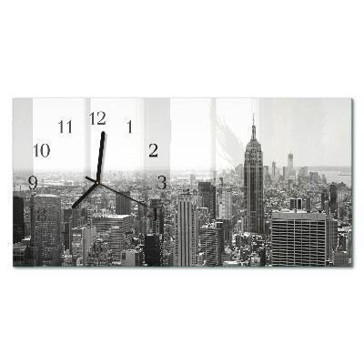 Orologio con stampa orizzontale New York Manhattan