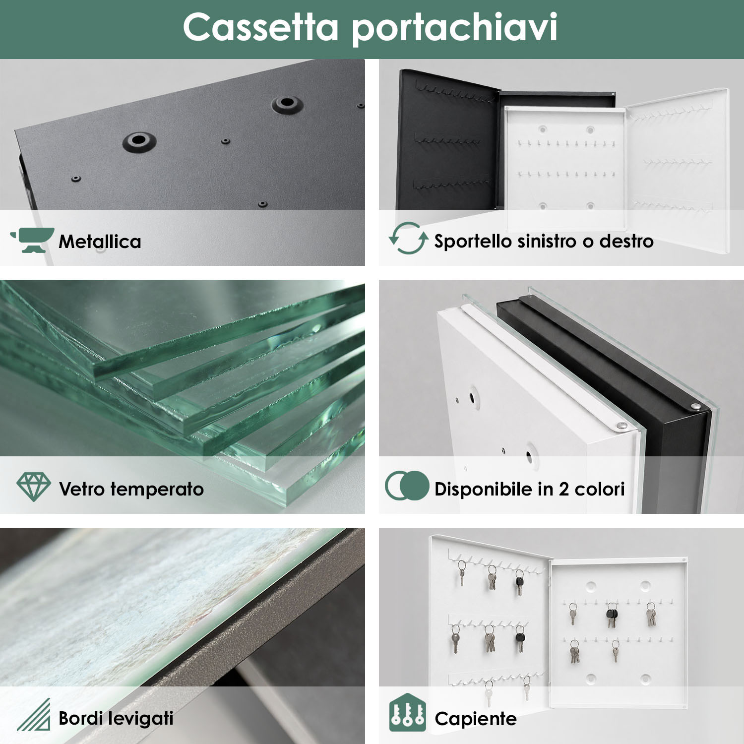 Infografica portachiavi