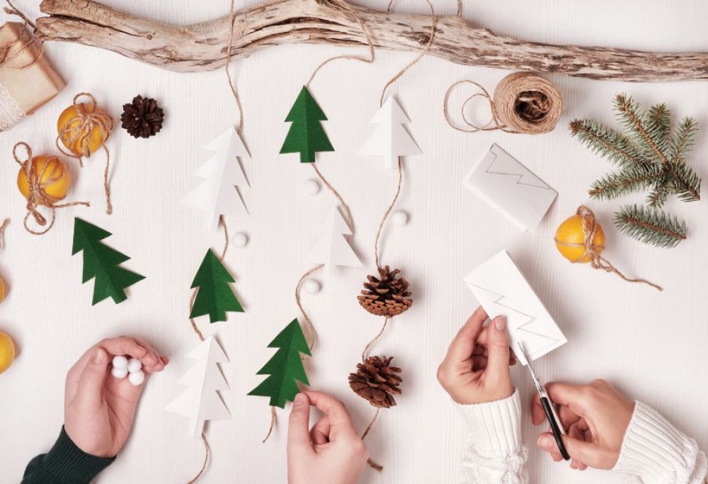 decorazioni di carta per le feste