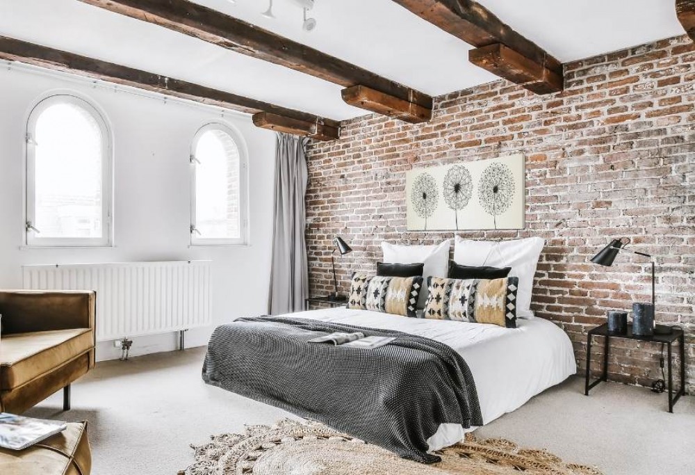 Decorazioni rustiche per la camera da letto