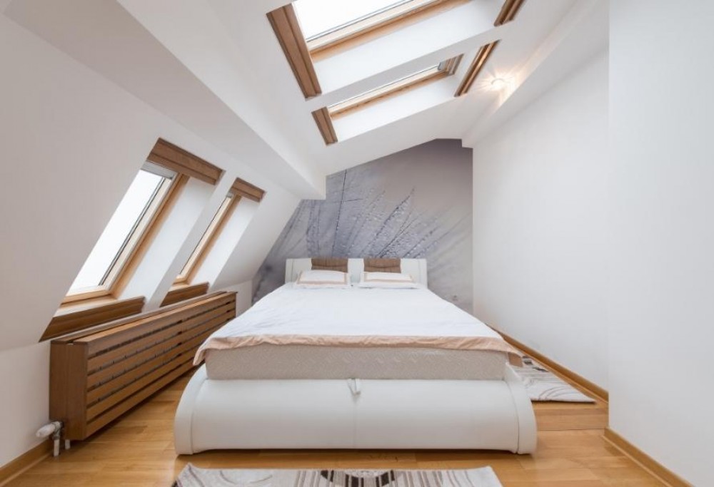 progettazione camera da letto mansardata