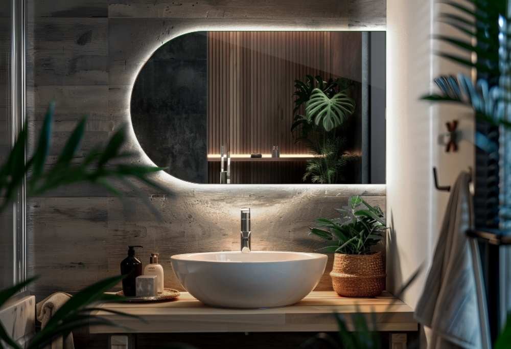 specchio del bagno