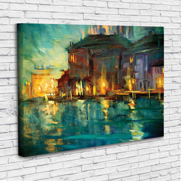 Pittura e arte sotto forma di stampa digitale su tela