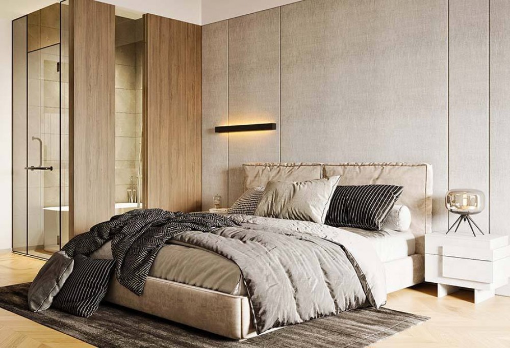 Camera da letto moderna: