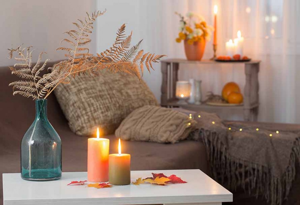 decorazioni autunnali per gli interni